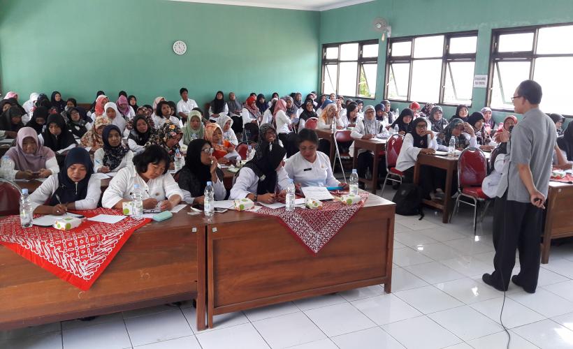 peningkatan kapasitas guru dan kepala taman kana-kanak di kec. Saptosari, kab. Gunungkidul
